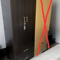 ニトリ　ワードローブ①の画像