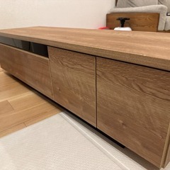 LOWYA [幅140] テレビ台 シャビーナチュラルの画像