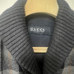 グッチ　ブルゾン　コート　チェック　メンズの画像