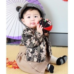 スイートマミー  ベビー袴ロンパース 男の子 50~70cmの画像