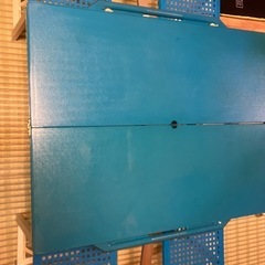 不人気の為廃棄寸前😢良心的な方へ即決！折り畳みテーブル&椅子（4人用）の画像