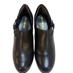 【新品】BARCLAY バークレー プレーンブーティ 23cm ブラック 元箱付の画像