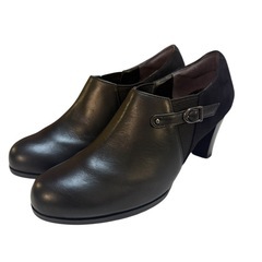 【新品】BARCLAY バークレー プレーンブーティ 23cm ブラック 元箱付の画像