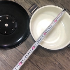 昇南工業  キッチンフレンド　　赤　ホーロー鍋の画像