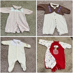 【サイズ60】8枚　ロンパース　カバーオールの画像