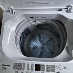 ハイセンス　洗濯機　美品の画像