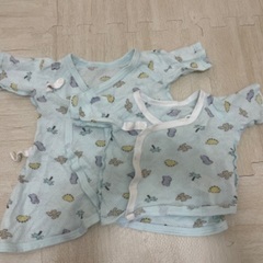 ★夏用★50-60★新生児用肌着５枚＋ベビー服１枚（西松屋、ユニクロ）の画像