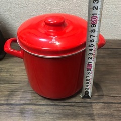 月兎印　ホーロー保存容器　ジャンクの画像