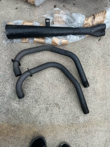 ホーク3 cb400n cb250n メーカー不明メガホンマフラー