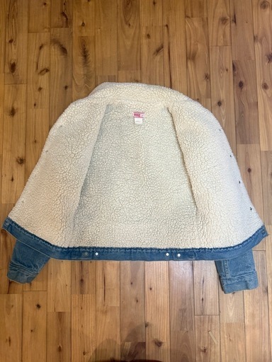 70s LEVI’S USA製 70608 ボア デニムジャケット オレンジタブ
