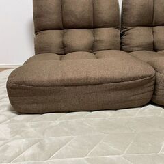 ニトリ　1人掛け座椅子・ソファ　つながるハイバックポケットコイル座椅子(ロダトール BR)の画像