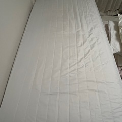 【12/5〜6引渡】無印良品 ベッド 脚付マットレス シングルの画像