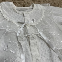 ベビードレス　退院時1回のみ着用の画像