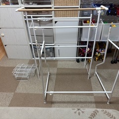 コーナン オリジナル LIFELEX 洗濯機ラック バスケット棚付の画像