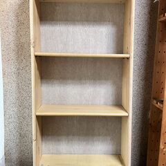 木製 白木 本棚の画像