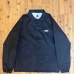 【美品】人気モデル X-LARGE ナイロン コーチジャケット S ブラックの画像