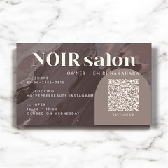 ショップカード作成致します💐🌛