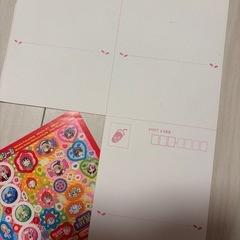 メッセージカードとシールの画像