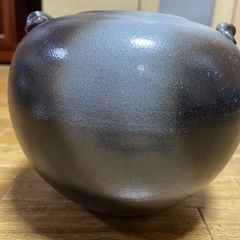 信楽焼？ 花器 花入 花瓶 壷 フラワーベース 焼き物の画像