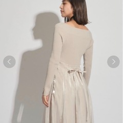 美品　Mystrada マイストラーダ　マチフレアドッキングワンピース　34 Sの画像