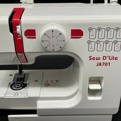 【⭐️全額返金保証⭐️】◯【美品】Sew D'Lite ミシン JA701 西日本ミシン販売株式会社の画像