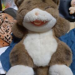 ブランドねこちゃん？のぬいぐるみと置物セット！の画像