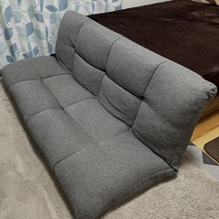 ニトリ：形が自在に変えられるコンパクトソファ(ツバサ3 GY)の画像