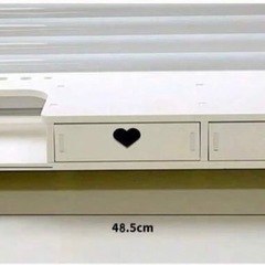 デスク周り収納☆モニター台の画像