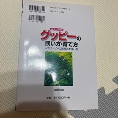 グッピーの飼い方、育て方 人気グッピーの繁殖法を楽しむ 山田 洋 監修 成美堂出版 1200円の画像