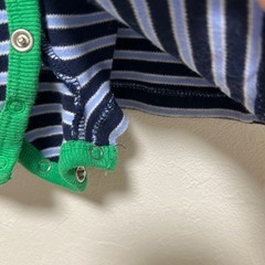 ラルフローレン　半袖ロンパース　ボーダー　9M(70サイズ)　男の子　ベビーの画像