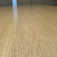 ダイニングテーブル 幅120 木製 天然木突板　オーク 食卓　の画像