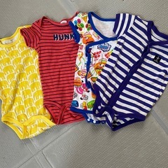 50〜60 男の子　ロンパース　夏服の画像