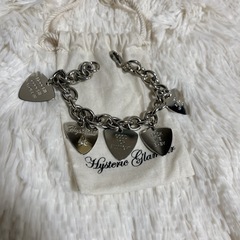 【新品未使用】HYSTERIC GLAMOR ギターピック チェーンブレスレットの画像