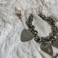 【新品未使用】HYSTERIC GLAMOR ギターピック チェーンブレスレットの画像