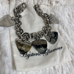 【新品未使用】HYSTERIC GLAMOR ギターピック チェーンブレスレットの画像