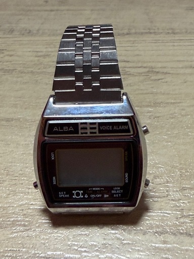 セイコー アルバ ボイスアラーム デジタル時計　Y824-5000 SEIKO ALBA デジタル腕時計