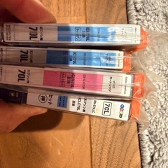 エプロンプリンターインク　純正と互換品の画像