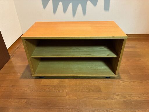 無印良品 廃盤 スタッキングキャビネット・幅82.5cm・オーク材 棚追加