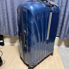 【中古】samsonite サムソナイト 1910 スーツケース 青 ブルーの画像