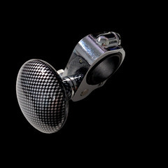 チェック柄、ハンドルスピナー　新品の画像