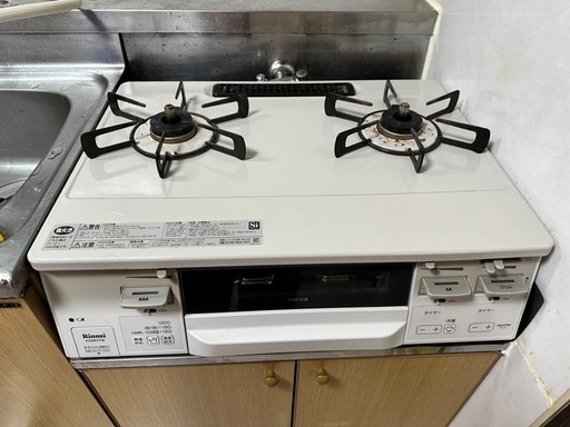 【今日引き取り可能な方のみ】リンナイ　ガステーブル　都市ガス　ココット付き