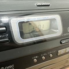 平成レトロビクター（Victor） RC-XC55T 大型CDラジカセ CD3枚の画像