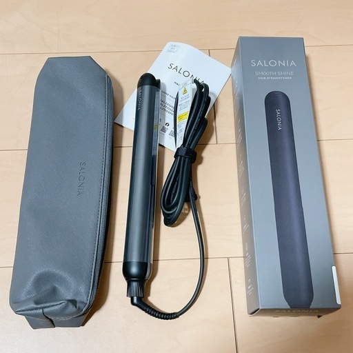 サロニア　スムースシャインストレートヘアアイロン　24mm ブラック　未使用品
