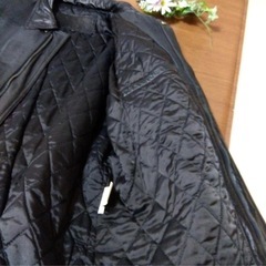 （美品）牛革コート　フード（脱着可能）レディース　メンズ　フリーsizeの画像