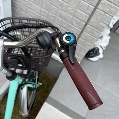 三輪電動自転車ミムゴ グリーンの画像