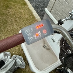 三輪電動自転車ミムゴ グリーンの画像