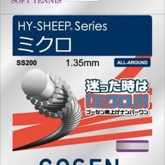 ソフトテニス（テニス、バドミントンも可）ストリング•ガット張り