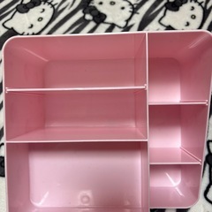 マイメロ コスメ収納ボックスの画像