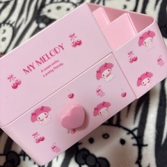 マイメロ コスメ収納ボックスの画像