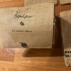 未使用　カントリー麻袋　セットの画像